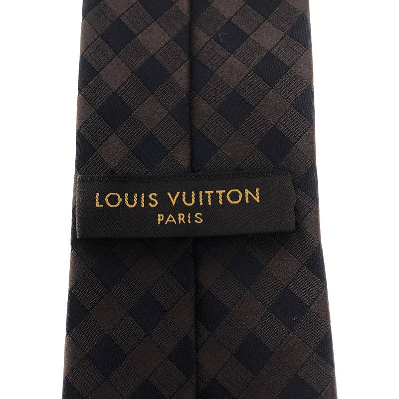 Louis Vuitton / ルイヴィトン シルク ダイヤ柄 ネクタイ