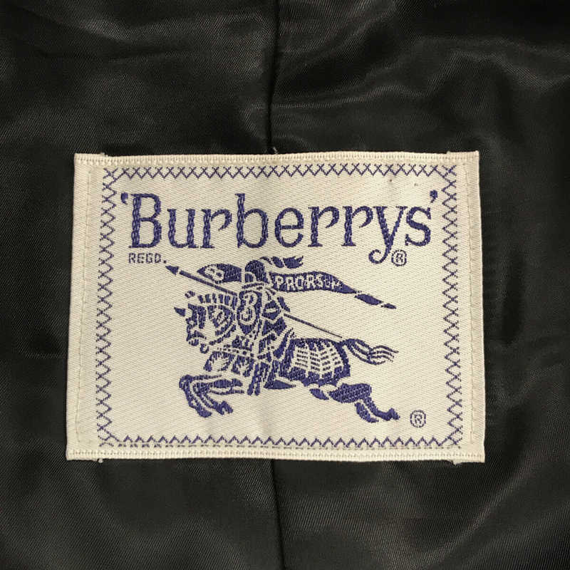 Burberrys / バーバリー wool＆cashmere / ウール カシミヤ 金ボタン ダブルブレストコート / 総裏地