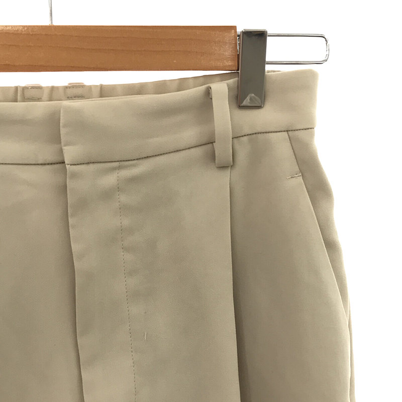 BEAUTY&YOUTH / ビューティーアンドユース タック ワイドストレート パンツ