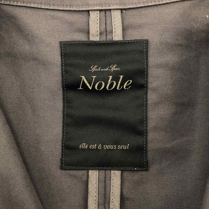 NOBLE / ノーブル コットン チェスターコート