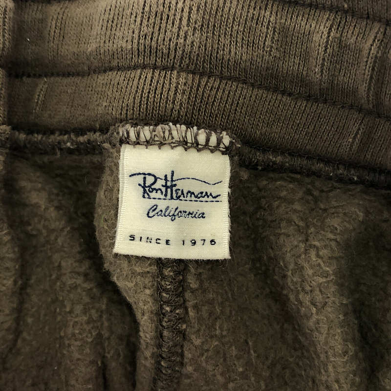 Ron Herman / ロンハーマン コットン 裾ジップ スウェット イージーパンツ