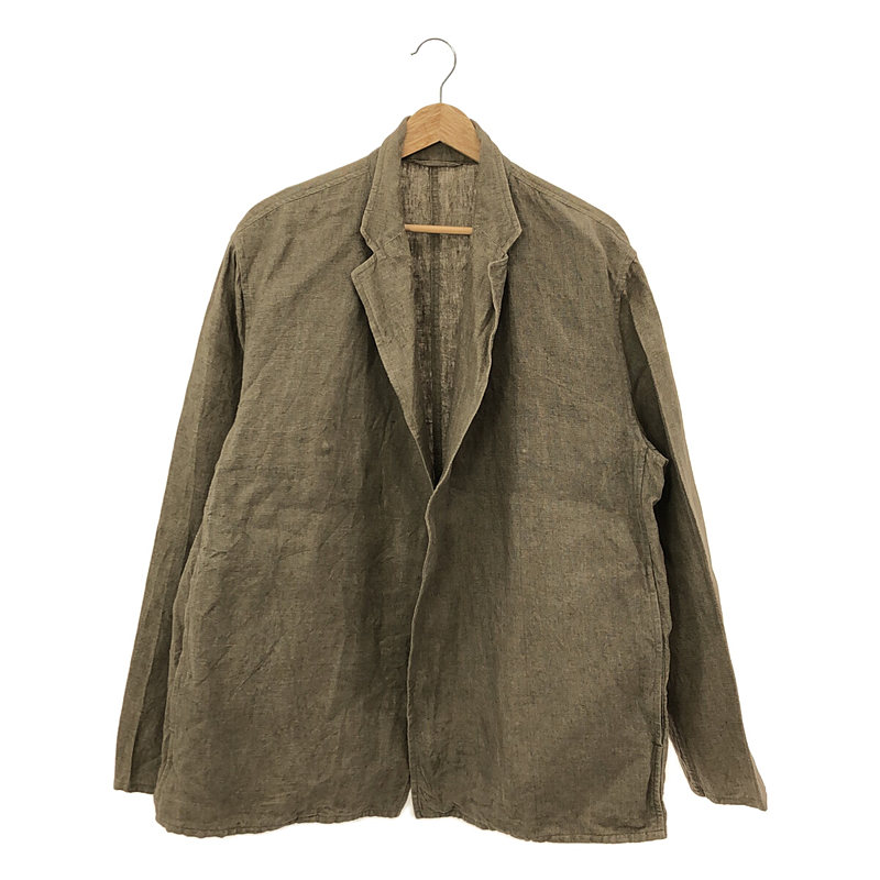 × BLOOM＆BRANCH Wash Linen Cardigan Jacket ウォッシュリネン カーディガン ジャケット