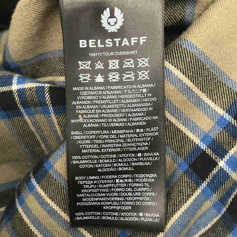 Belstaff / ベルスタッフ TOUR OVERSHIRT / コーデュロイ切替 ワックス オイルド ジャケット