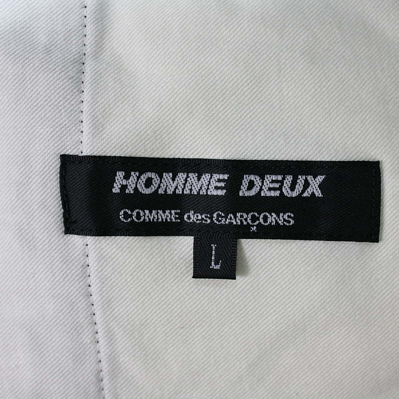 COMME des GARCONS HOMME DEUX / コムデギャルソン オムドゥ ウールテーパードイージーパンツ