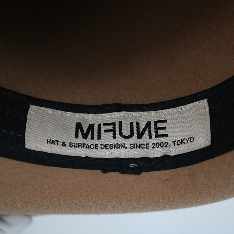 MIFUNE / ミフネ 缶バッチデザインハット