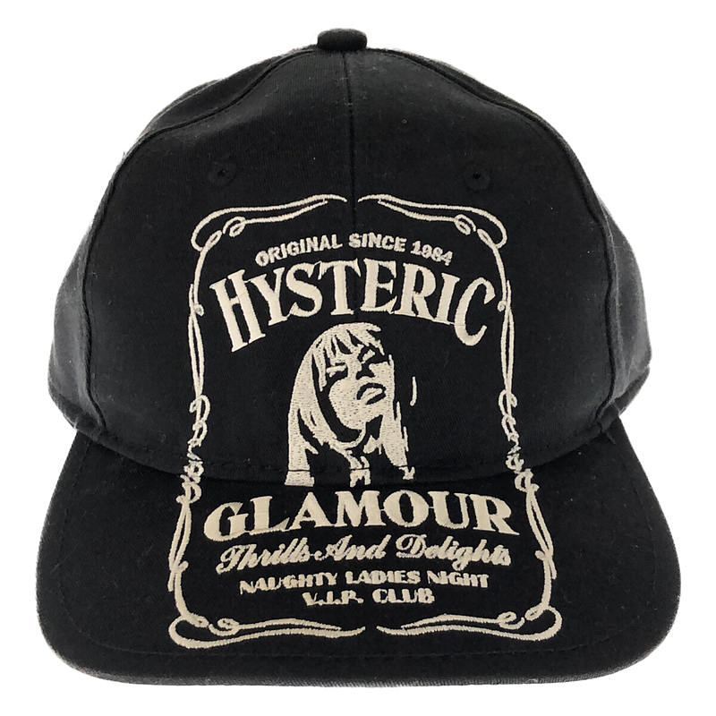 HYSTERIC GLAMOUR / ヒステリックグラマー 0252QH03  ‘WHISKY刺繍’ベースボールキャップ 帽子 ユニセックス