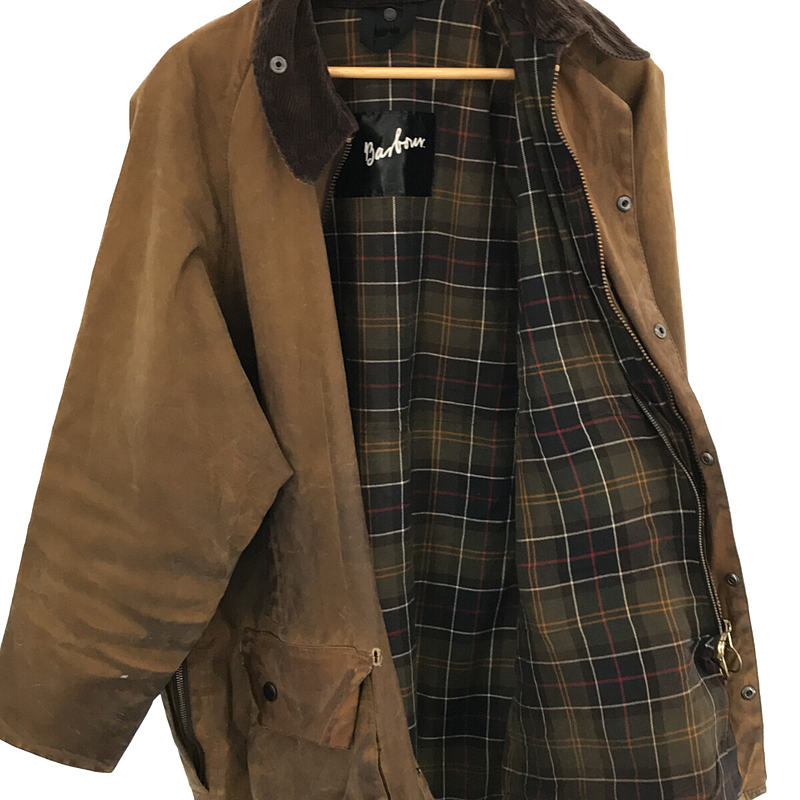 CLASSIC MOORLAND WAXED JACKET A821 裏地チェック チンストラップ付き クラシック ムーアランド ワックス オイルド  ジャケットBarbour / バブアー