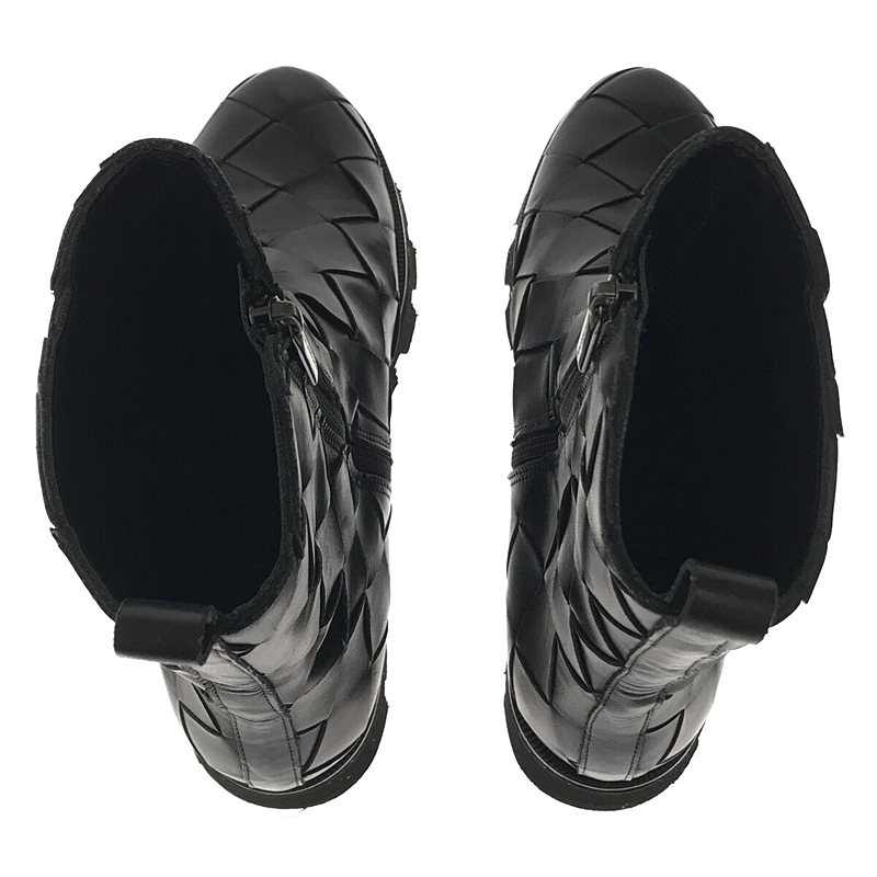 その他 サイドゴア キルティング 厚底 ショートブーツ