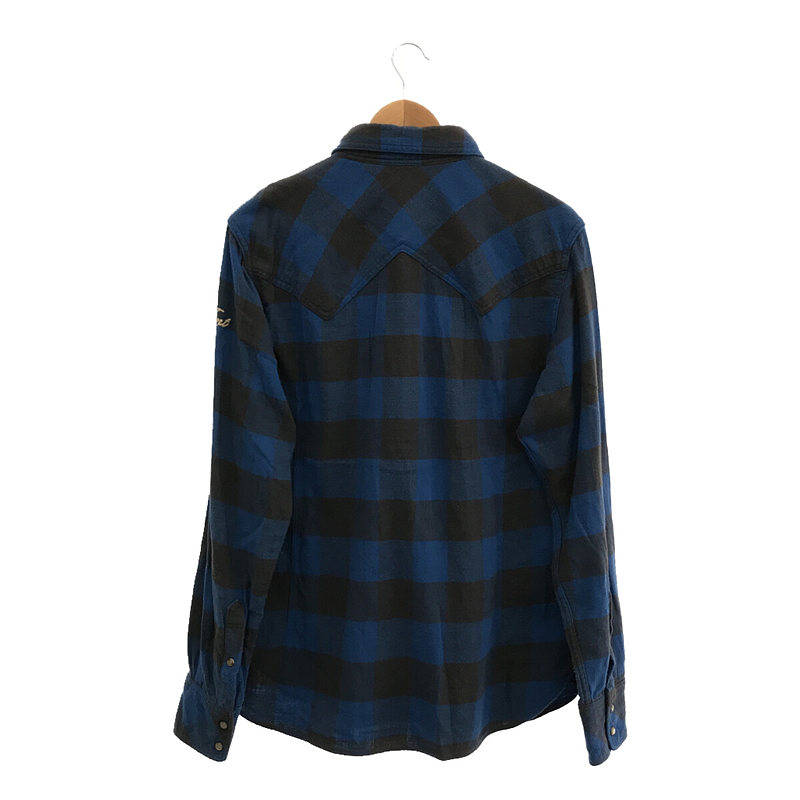 TMT / ティーエムティー L/SL STANDARD BUFFALO CHECK SHIRT コットン ネル バッファローチェック ウエスタン シャツ