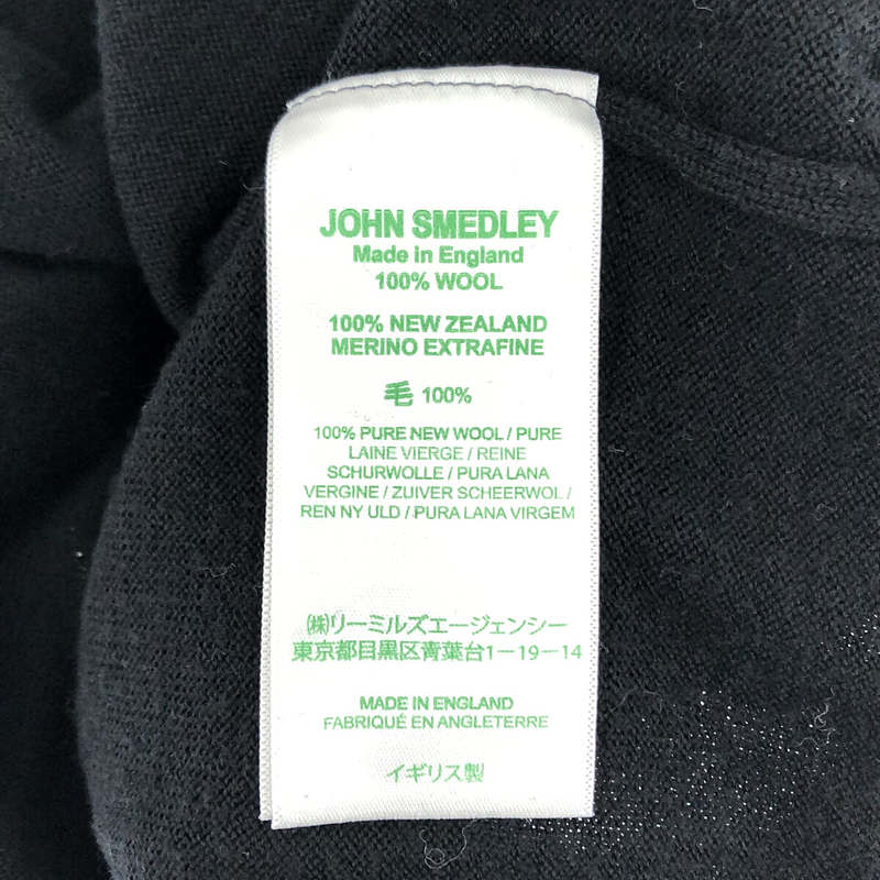 JOHN SMEDLEY / ジョンスメドレー メリノウール タートルネック ニット black