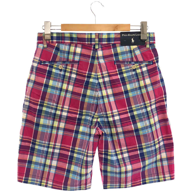 POLO RALPH LAUREN / ポロラルフローレン コットン マルチカラー チェック ショート パンツ