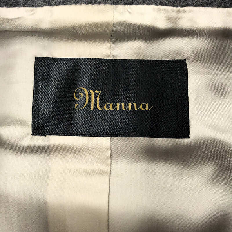 Manna / マンナ ウール ダブル ピーコート
