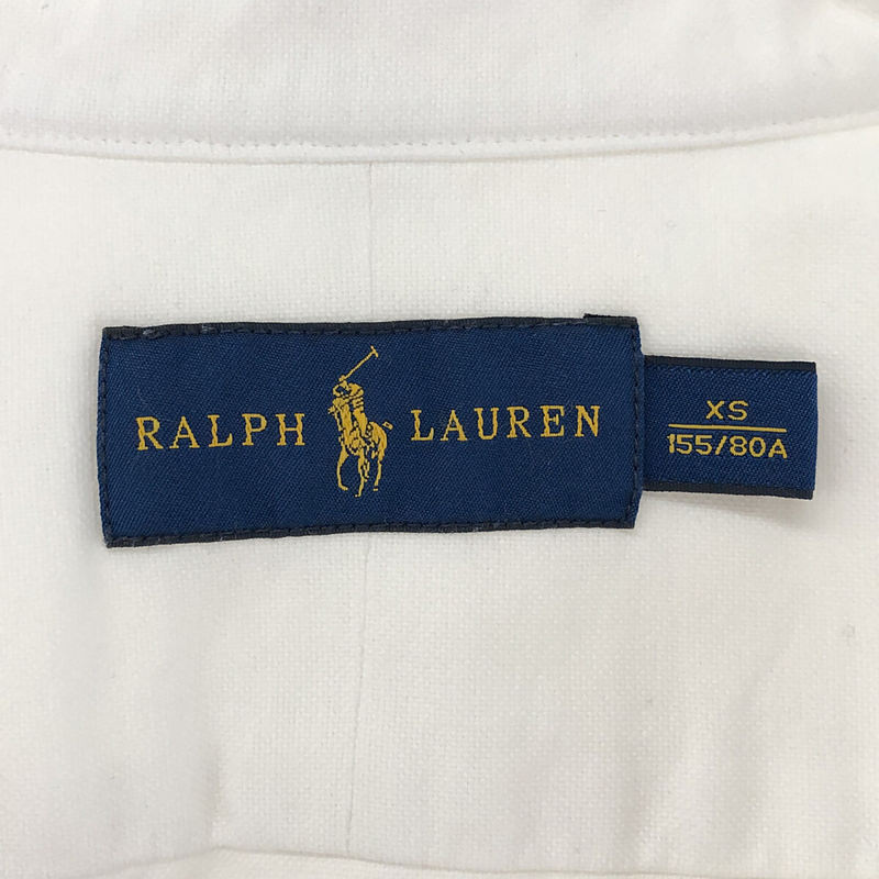 RALPH LAUREN / ラルフローレン CUSTOM FIT ワンポイント刺繡 ポニー ロゴ コットン  ボタンダウン シャツ