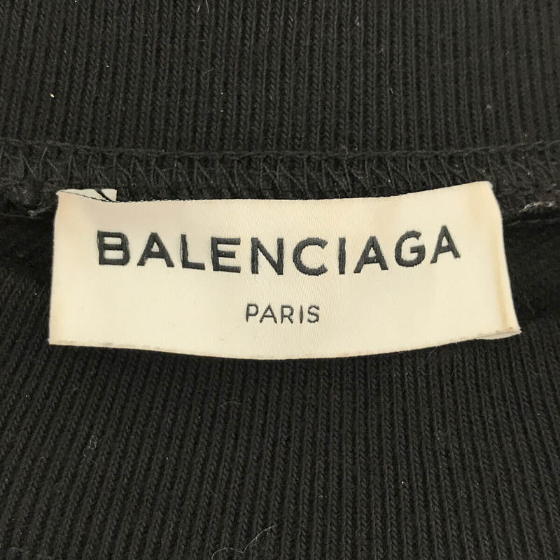 BALENCIAGA / バレンシアガ コットングレンド クルーネック トレーナー スウェット