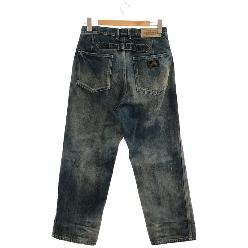 SAVAGE . UTILITY/C-PT 192XBNH-PTM01S 14oz ハードダメージ加工 サベージ ユーティリティ  デニムパンツNEIGHBOR HOOD / ネイバーフッド