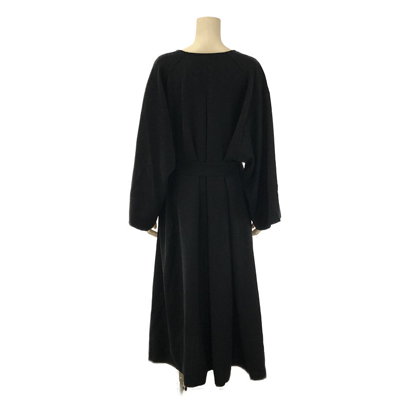 foufou / フーフー THE DRESS #07 drape v neck dress ドレープVネックドレス ワンピース