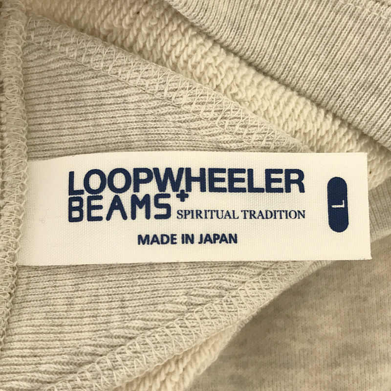 LOOPWHEELER / ループウィラー × BEAMS PLUS 別注 霜降り クルーネック スウェット プルオーバー