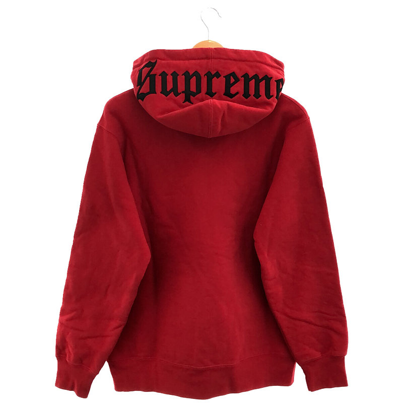 SUPREME / シュプリーム Old English Hood Logo Zip Up Sweat オールド イングリッシュ ロゴ フーディー ジップアップ スウェット パーカー