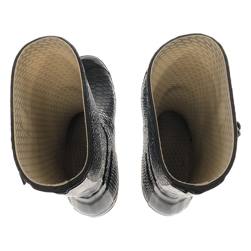 その他 CARNABY BOA SNAKE SHOT パイソン柄 レイン ブーツ 保存袋付き