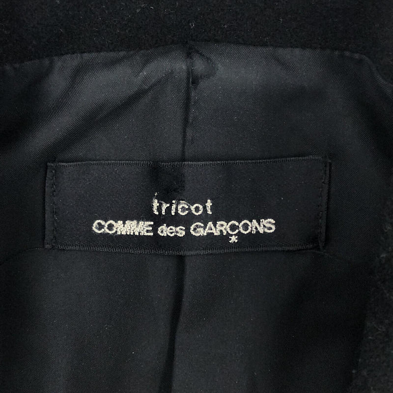 tricot COMME des GARCONS / トリココムデギャルソン フライフロント ウール ジャケット ショートコート