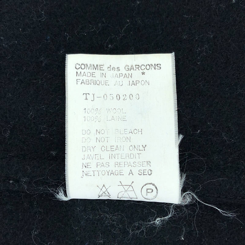 tricot COMME des GARCONS / トリココムデギャルソン フライフロント ウール ジャケット ショートコート