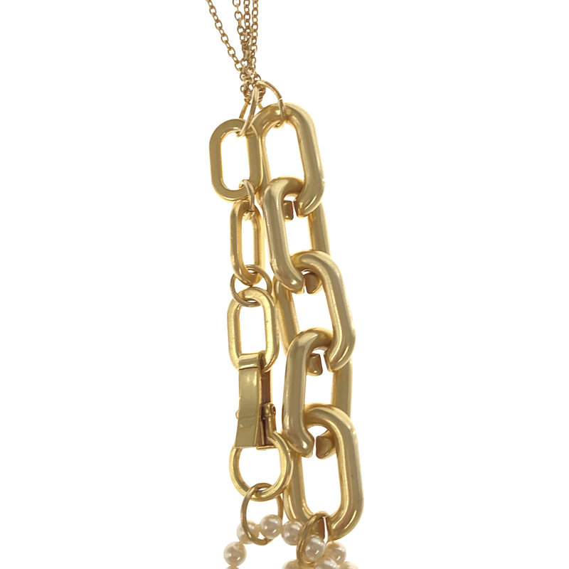 AMERI / アメリ UNDRESSED CHAIN MIX NECKLACE チェーン パール ミックス ネックレス