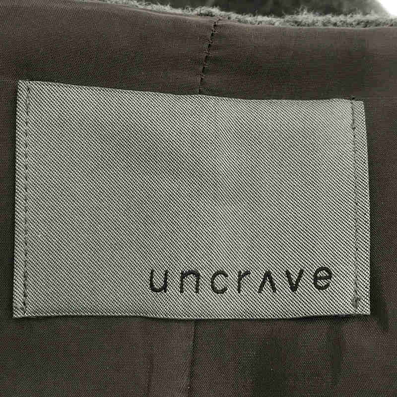 uncrave / アンクレイヴ アンチマイクロバイアル リバー フーデット ショートコート ベルト付き