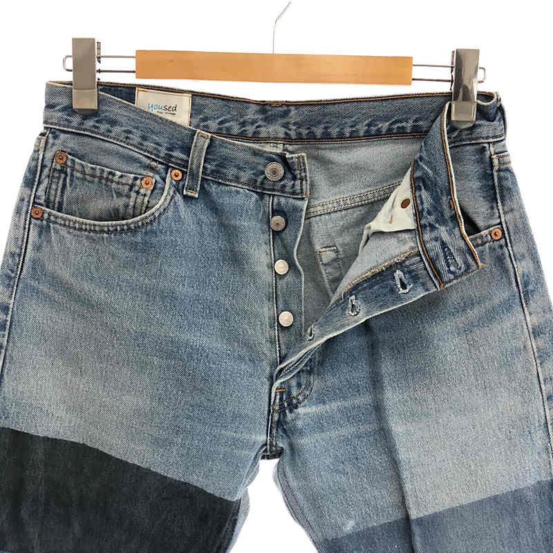 その他 Remake spray art Denim pants Levi's リーバイス リメイク パッチワーク プリント デニム パンツ