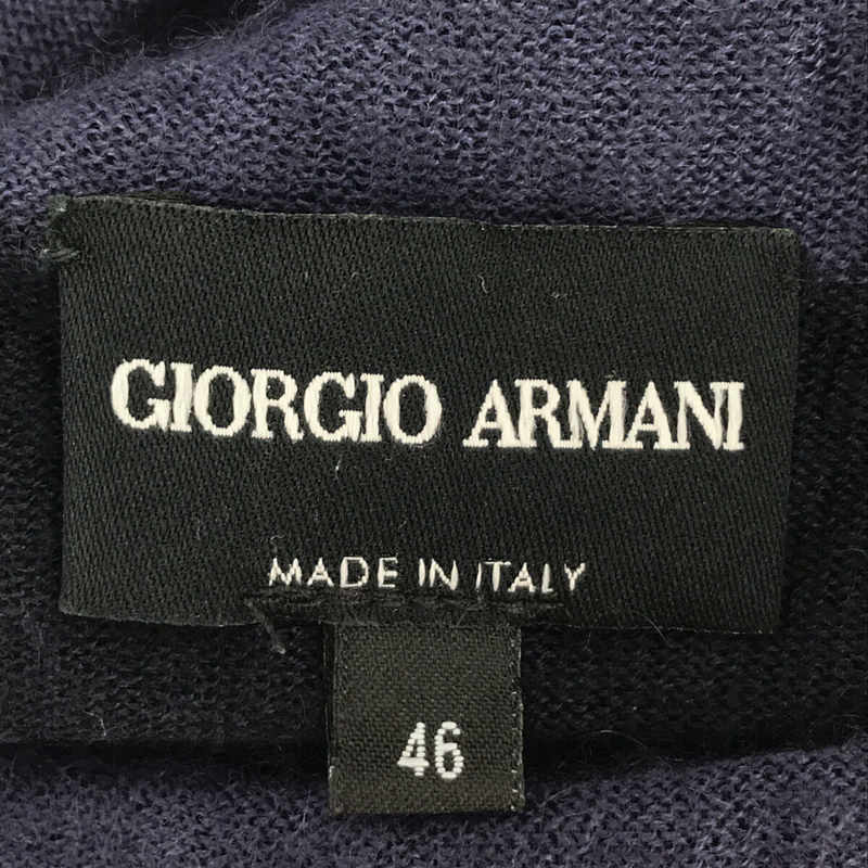 GIORGIO ARMANI / ジョルジオアルマーニ イタリア製 バイカラー タートルネック ニット