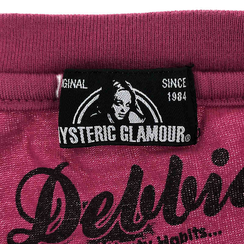 HYSTERIC GLAMOUR / ヒステリックグラマー 0161CR06 × DEBBIE HARRY ガール プリント ロング タンクトップ カットソー