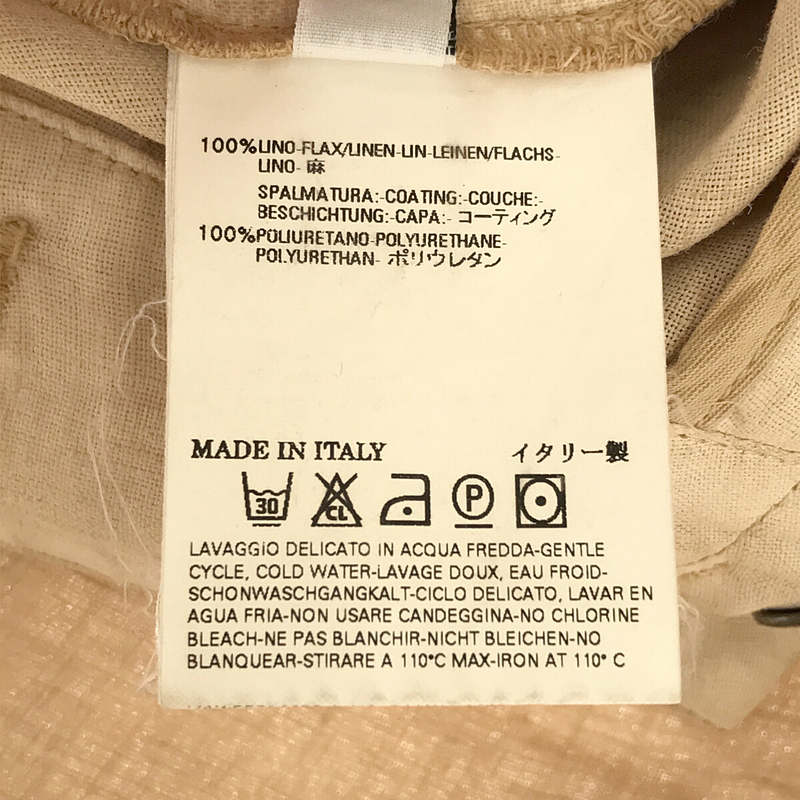 MM6 Maison Martin Margiela / エムエムシックス メゾンマルタンマルジェラ イタリア製 ここのえ ボタンフライ リネン スラックス パンツ