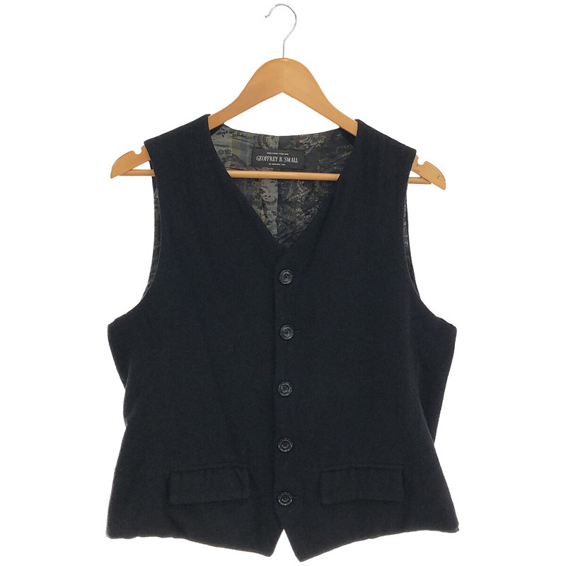 handmade 19th century s-b 5-button tailored waistcoat カシミヤ ジレ ベスト