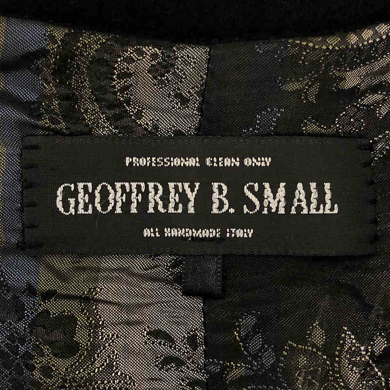 GEOFFREY B.SMALL / ジェフリー Bスモール handmade 19th century s-b 5-button tailored waistcoat カシミヤ ジレ ベスト