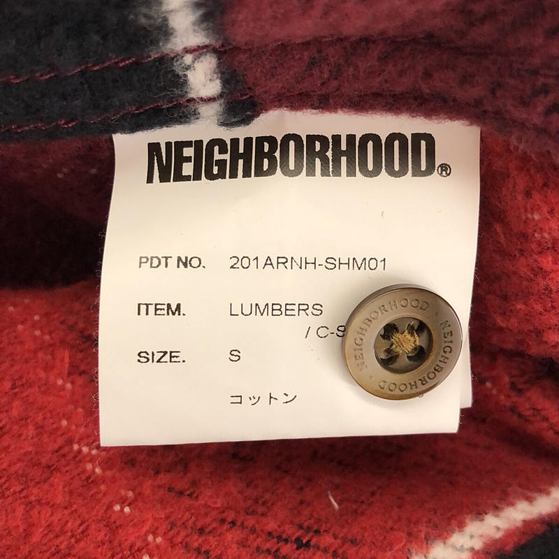 NEIGHBOR HOOD / ネイバーフッド LUMBERS/C-SHIRT.LS 201ARNH-SHM01 チェック コットン フランネル  シャツ