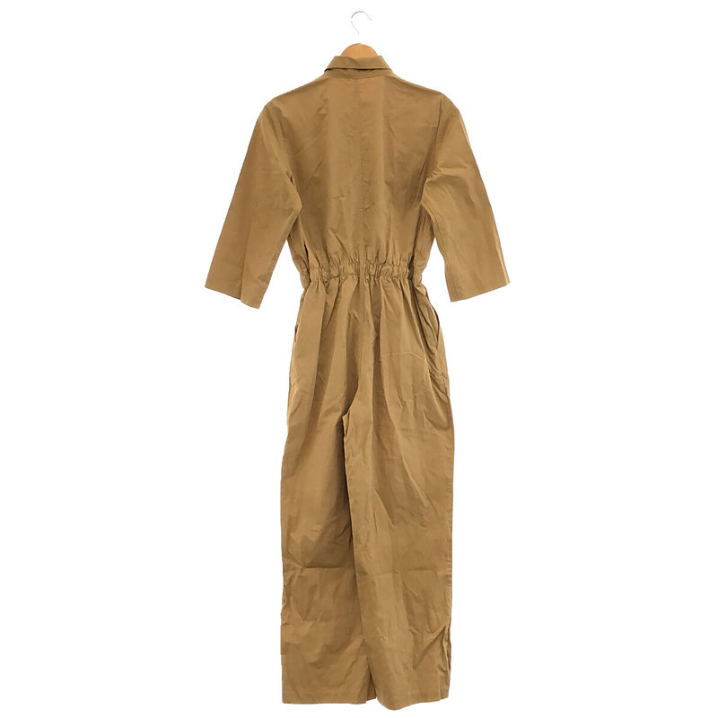 AURALEE / オーラリー WASHED CAVALRY TWILL JUMPSUIT - BEIGE キャバリーツイル ウォッシュドキャバリーツイルジャンプスーツ