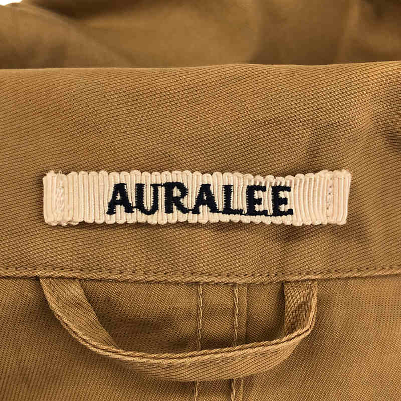 AURALEE / オーラリー WASHED CAVALRY TWILL JUMPSUIT - BEIGE キャバリーツイル ウォッシュドキャバリーツイルジャンプスーツ