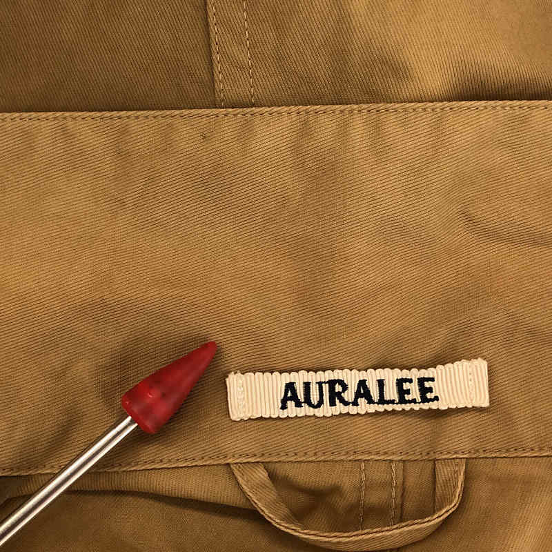 AURALEE / オーラリー WASHED CAVALRY TWILL JUMPSUIT - BEIGE キャバリーツイル ウォッシュドキャバリーツイルジャンプスーツ