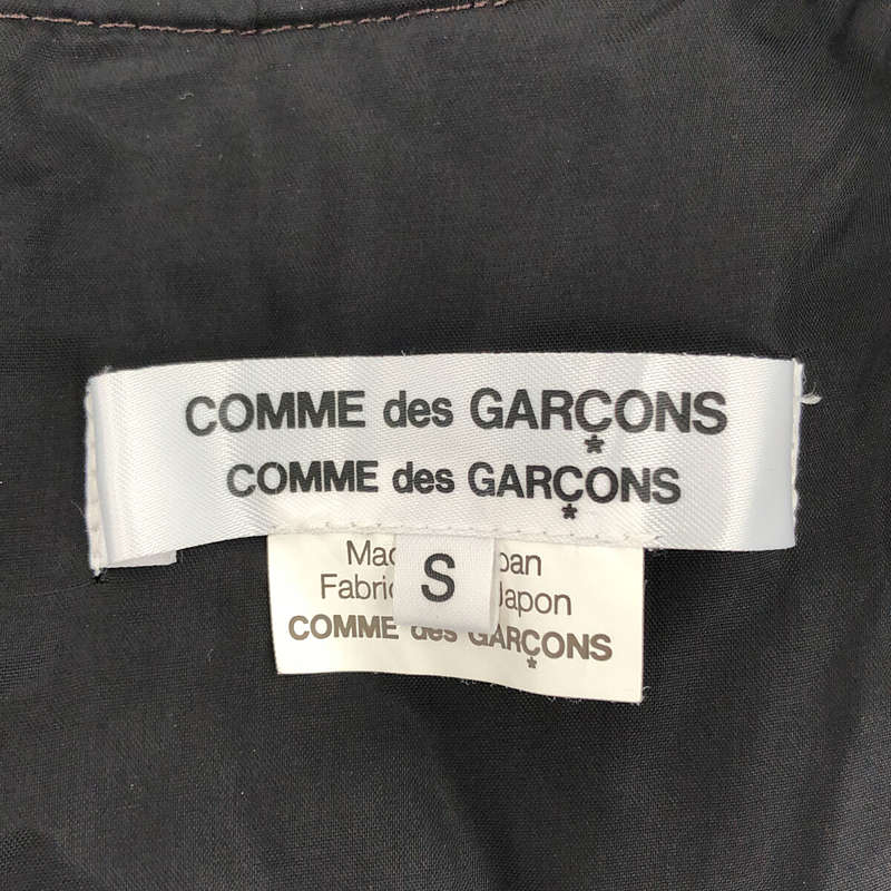 COMME des GARCONS COMME des GARCONS / コムコム ベロア ハイウエスト ソフトプリーツ ロングワンピース ドレス