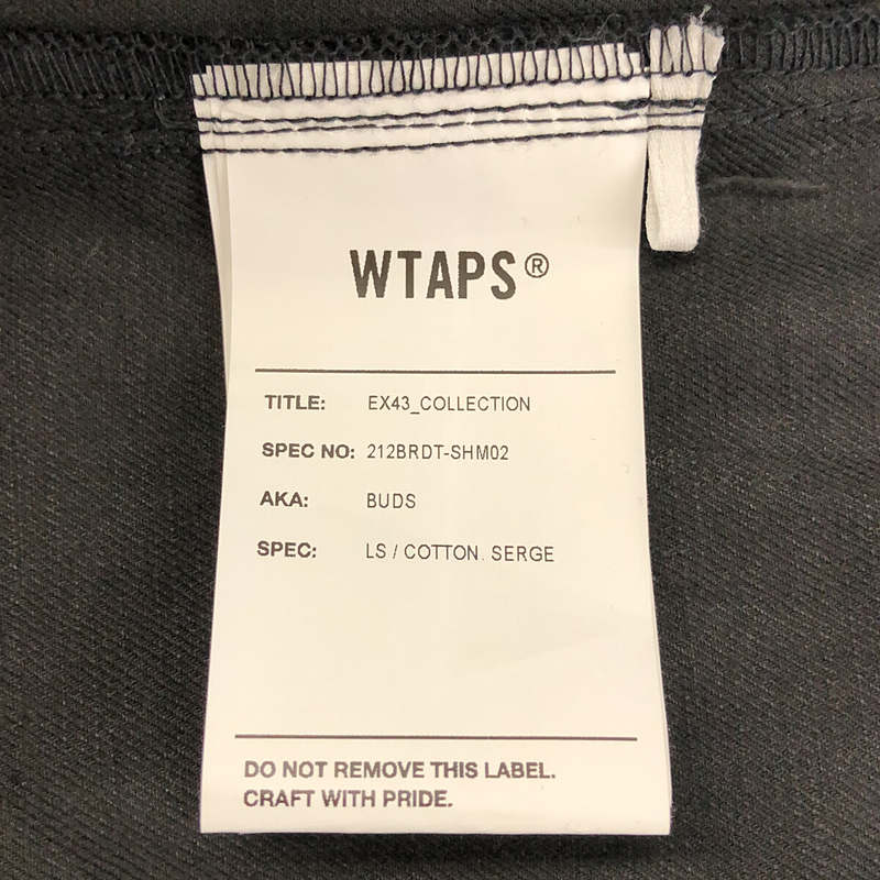 WTAPS / ダブルタップス BUDS LS COTTON 212BRDT-SHM02 ミリタリー シャツ