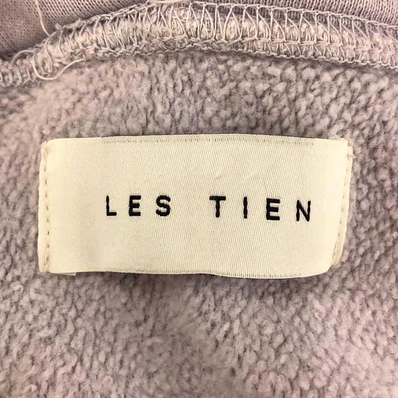 LES TIEN / レスティエン USA製 CROPPED HOODIE コットン クロップドフーディー パーカー