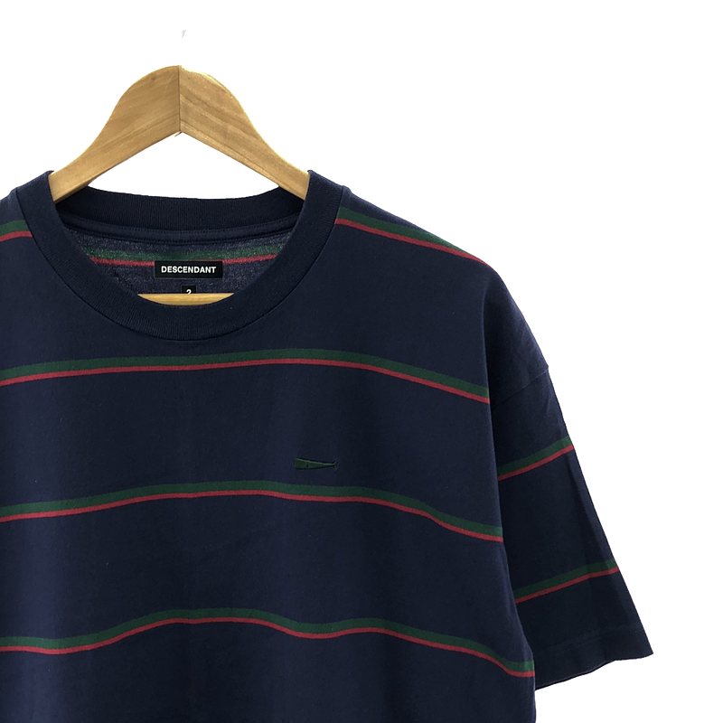 DESCENDANT / ディセンダント border crew neck クルーネックカットソー