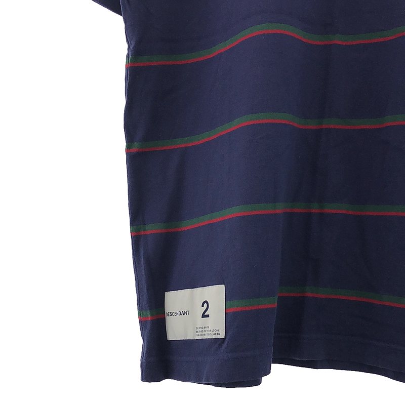 DESCENDANT / ディセンダント border crew neck クルーネックカットソー