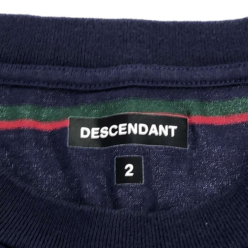 DESCENDANT / ディセンダント border crew neck クルーネックカットソー