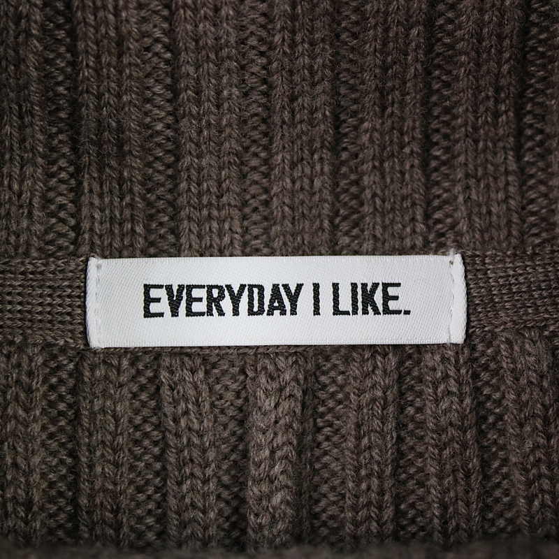 Deuxieme Classe / ドゥーズィエムクラス EVERYDAY I LIKE. Oversized rib タートルネックプルオーバー