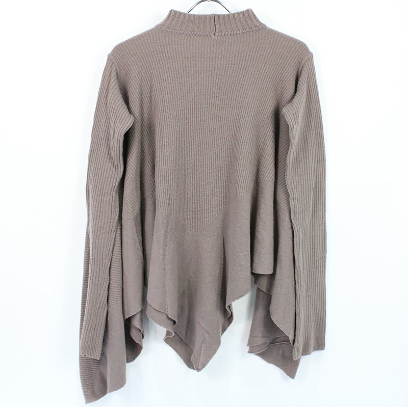 Rick Owens / リックオウエンス QUEEN期 ゲージ切替ドレープモックネックニット