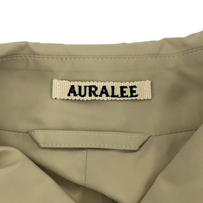 AURALEE / オーラリー SUPER LIGHT POLYESTER SOUTIEN COLLAR CORT ライト ポリエステル 比翼 コート