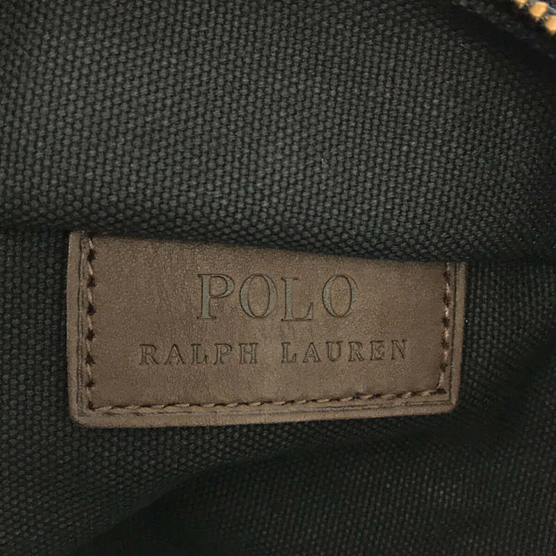 POLO RALPH LAUREN / ポロラルフローレン ヴィンテージ加工 ビッグポニー キャンバス トート バッグ