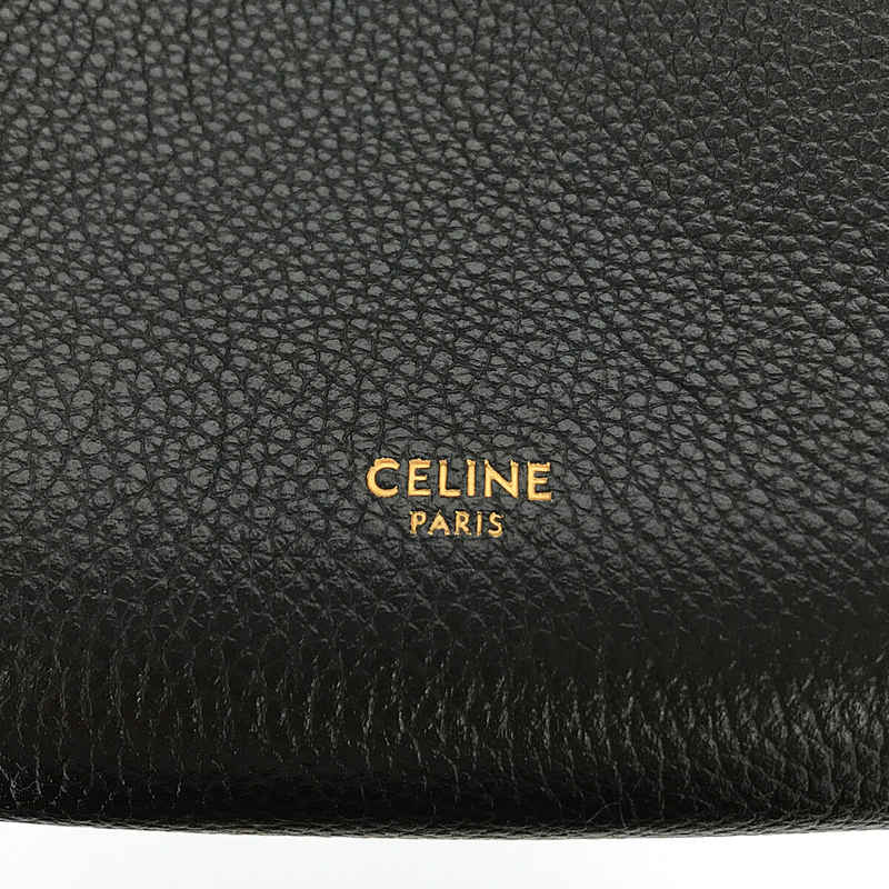 CELINE / セリーヌ 189303AH4 サングル バケット スモール / ソフトグレインドカーフスキン レザー ショルダー バッグ