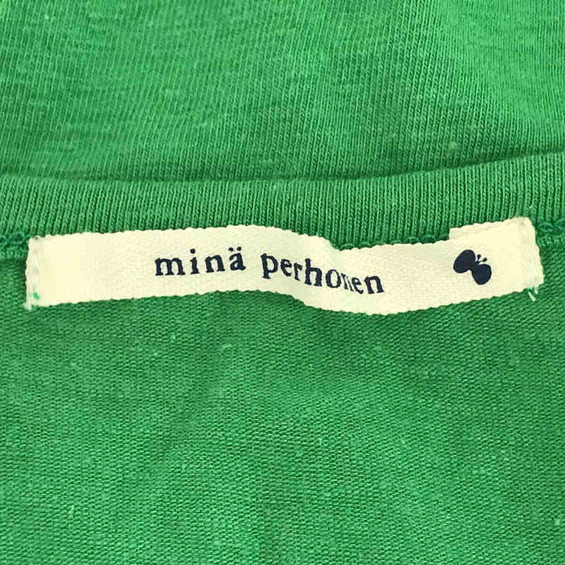 mina perhonen / ミナペルホネン copains ドルマン スリーブ プリント Tシャツ