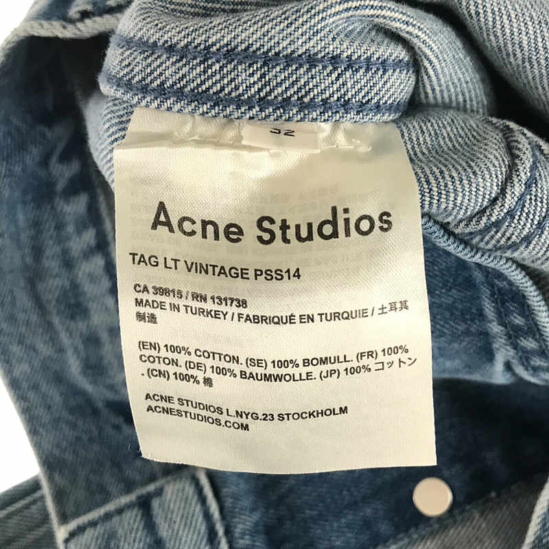 Acne Studios / アクネ ストゥディオズ TAG LT VINTAGE 3rd タイプ デニム ジャケット